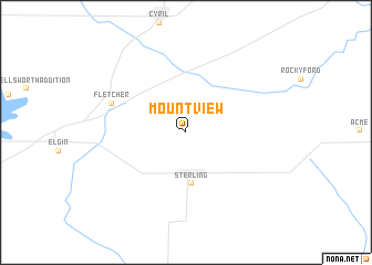 map of Mount View