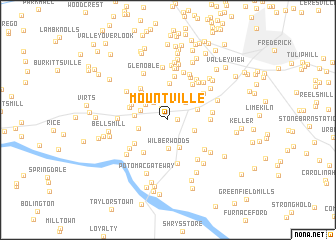 map of Mountville