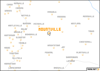 map of Mountville