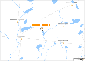 map of Mount Violet