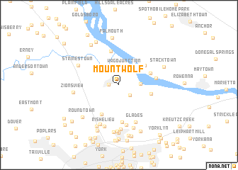 map of Mount Wolf