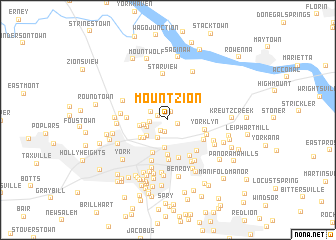 map of Mount Zion