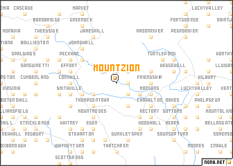 map of Mount Zion