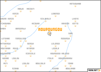 map of Moupoungou