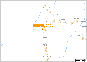 map of Moupouonou