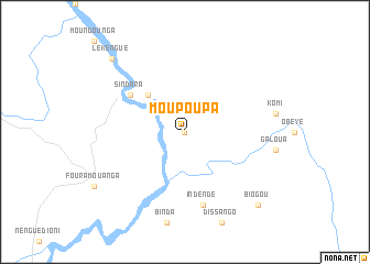 map of Moupoupa