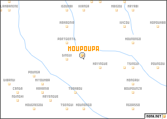 map of Moupoupa