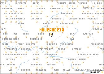 map of Moura Morta