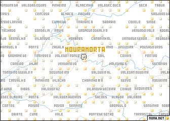 map of Moura Morta