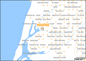 map of Mourão