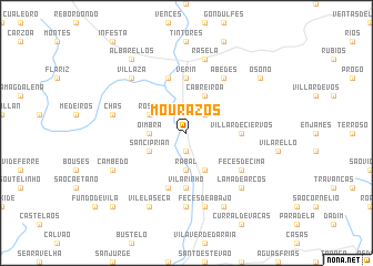 map of Mourazos