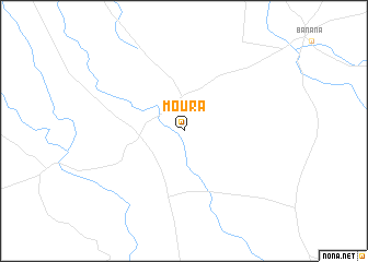 map of Moura