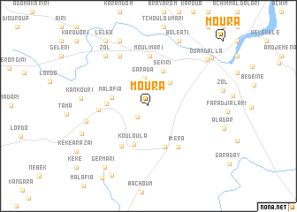 map of Moura