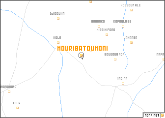 map of Mouriba Toumoni