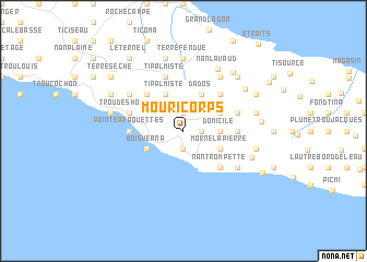 map of Mouri Corps