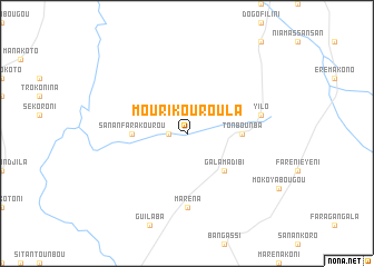 map of Mouri Kouroula