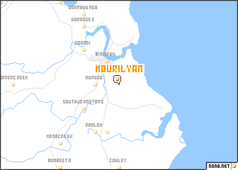 map of Mourilyan