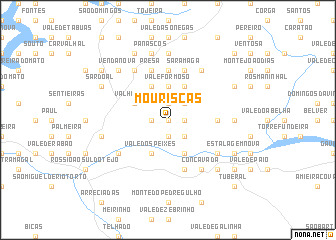 map of Mouriscas