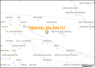 map of Mourmelon-le-Petit