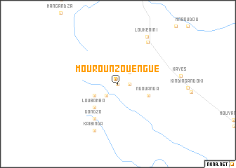 map of Mourounzouengué
