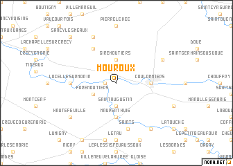 map of Mouroux