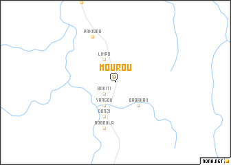 map of Mourou