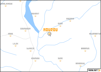 map of Mourou