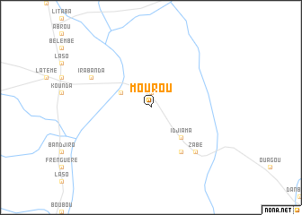 map of Mourou