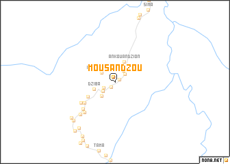 map of Mousandzou