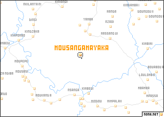 map of Mousanga-Mayaka