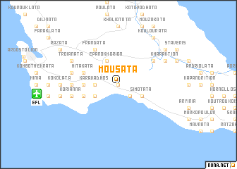 map of Mousáta