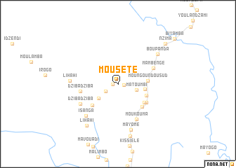 map of Mousété