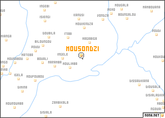 map of Mousondzi