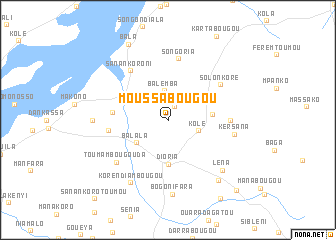 map of Moussabougou