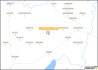 map of Moussakui