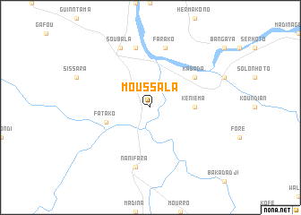 map of Moussala