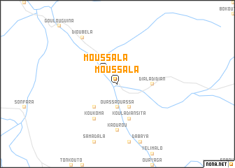 map of Moussala