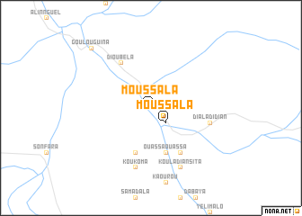 map of Moussala