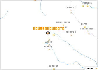 map of Moussamou Igoyo