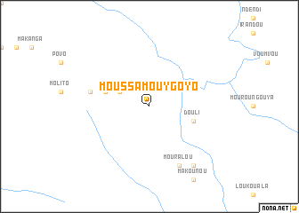 map of Moussamou Ygoyo