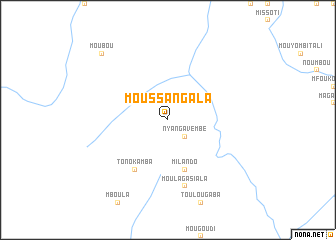 map of Moussangala