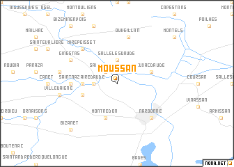 map of Moussan