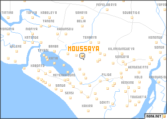 map of Moussaya