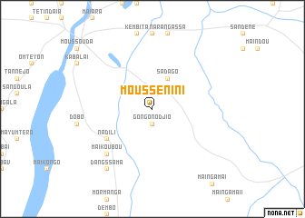 map of Moussénini