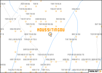 map of Moussitingou