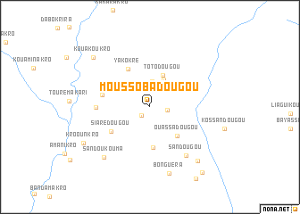 map of Moussobadougou