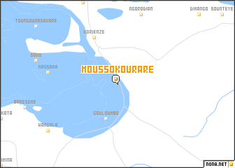 map of Mousso Kouraré
