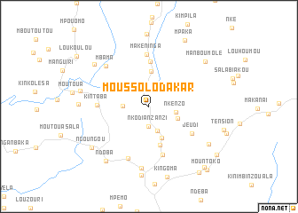 map of Moussolo Dakar