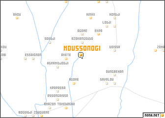 map of Moussonogi