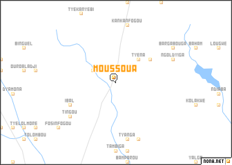 map of Moussoua